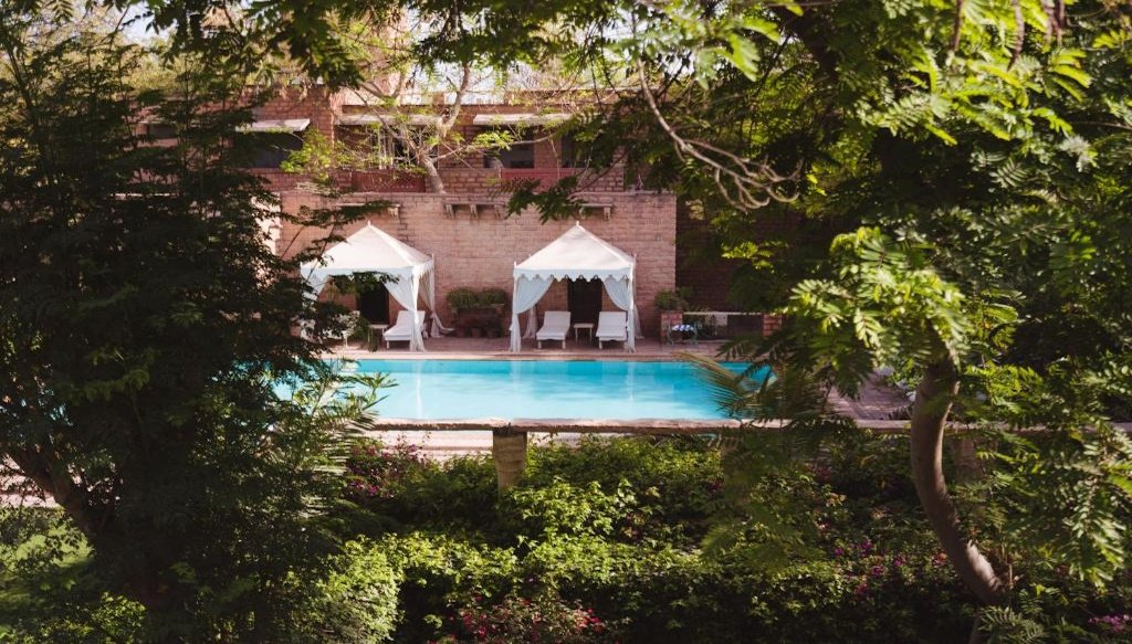 Devi Bhawan Heritage Hotel swimming pool jodhpur