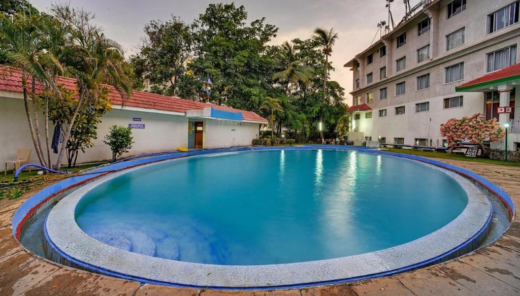 outdoor pool Ramee Guestline Tirupati