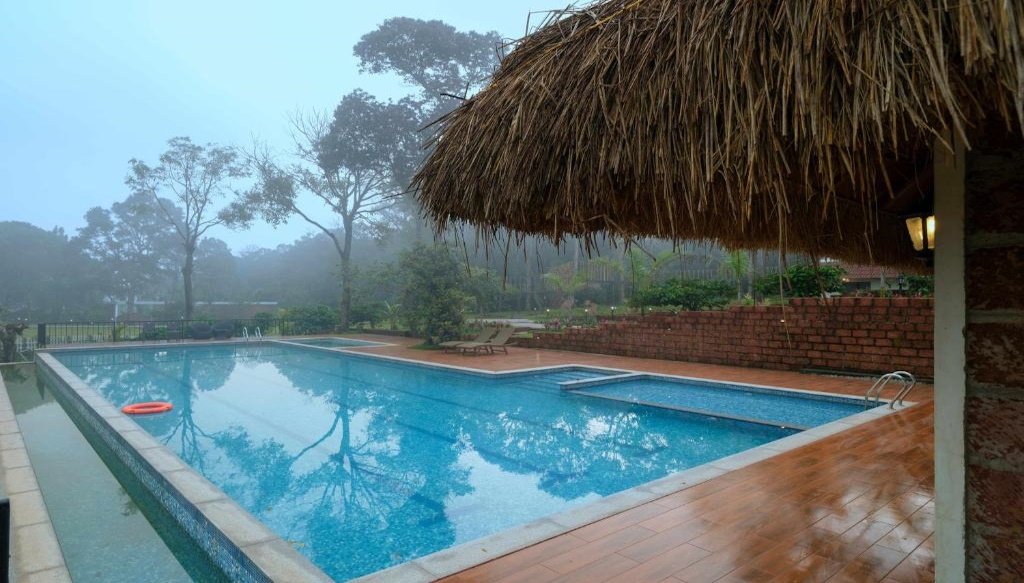 outdoor pool Trishvam Tapovana Sakleshpur