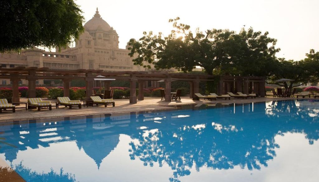 swimming pool Umaid Bhawan Palace Jodhpur