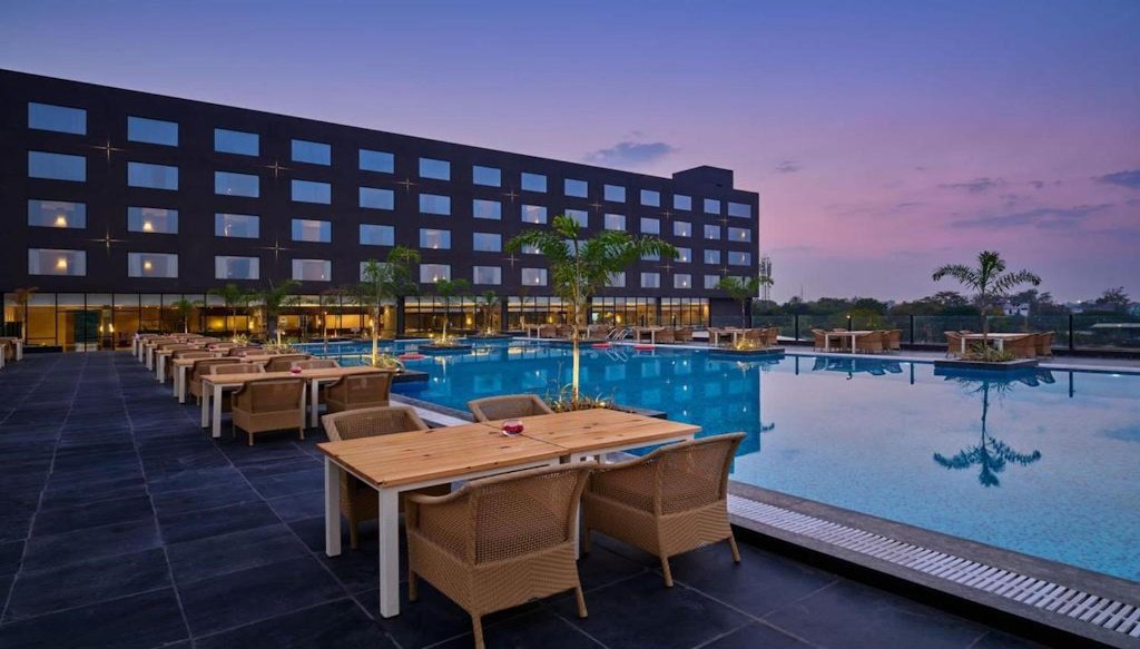 Essentia Luxury Hotel Indore swimming pool