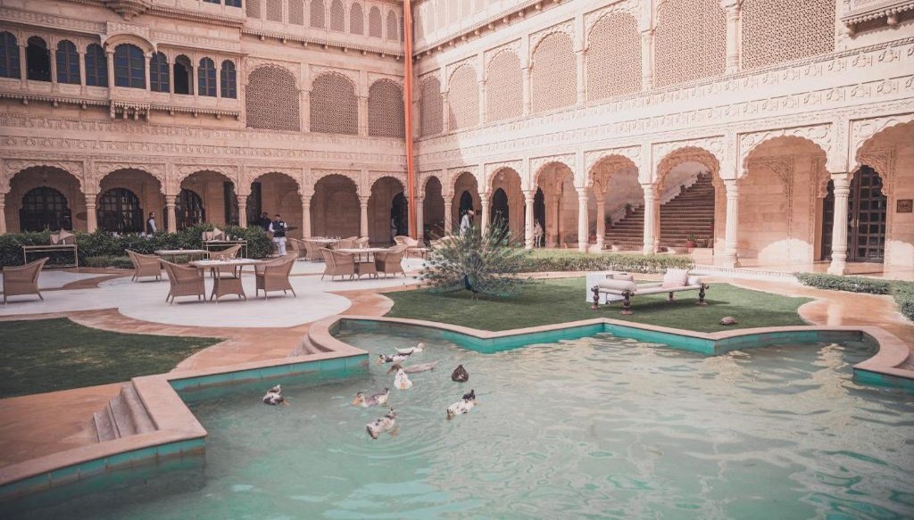 Suryagarh Jaisalmer hotel with pool