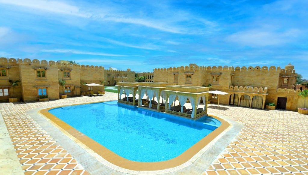 swimming pool hotel Jaisalmer Fort Rajwada