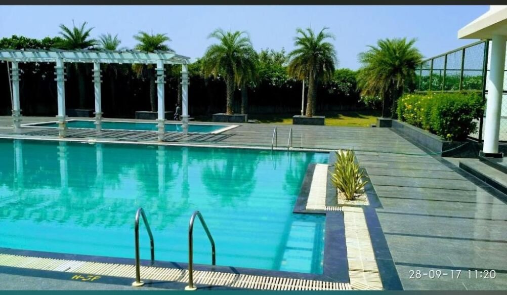 Krishna Vrinda Palace Vrindavan pool