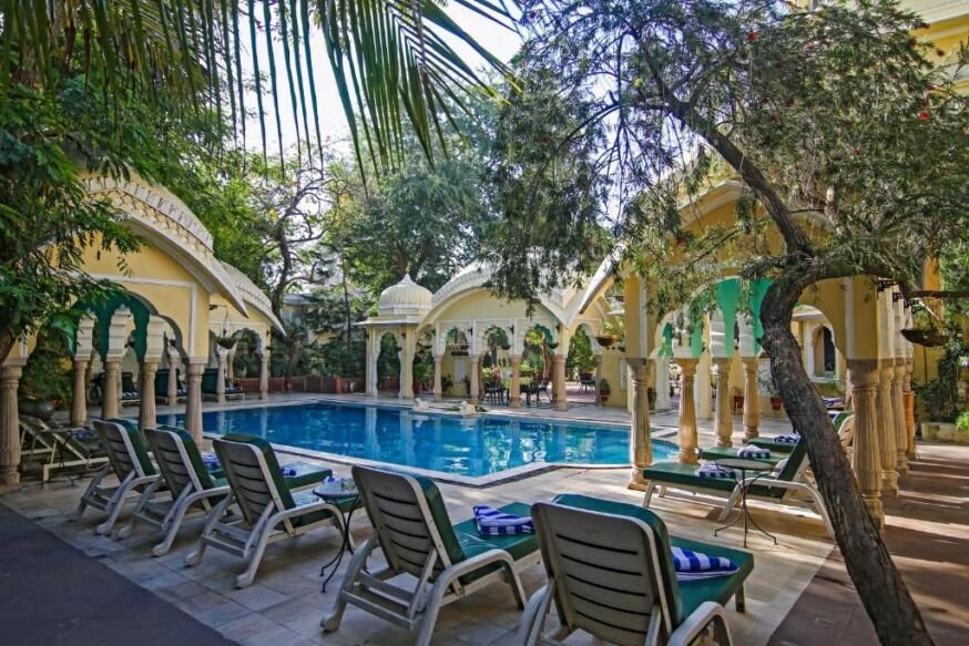 Alsisar Haveli swimming pool jaipur