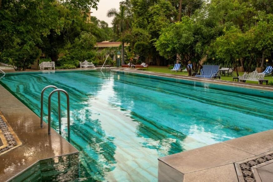 Hotel Narain Niwas Palace swimming pool jaipur