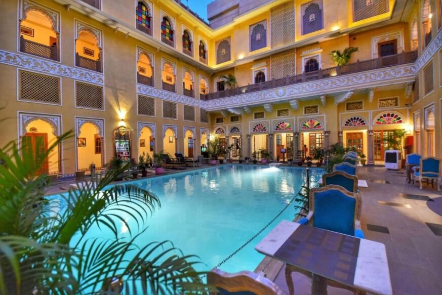 Nirbana Palace jaipur swimming pool hotel